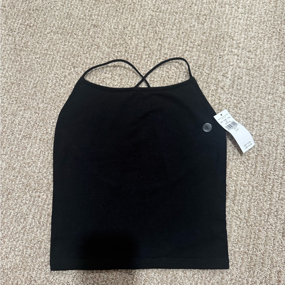 NWT A&E Cross Back Crop Top